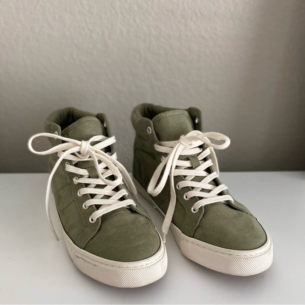 Olive High Top Sneakers
